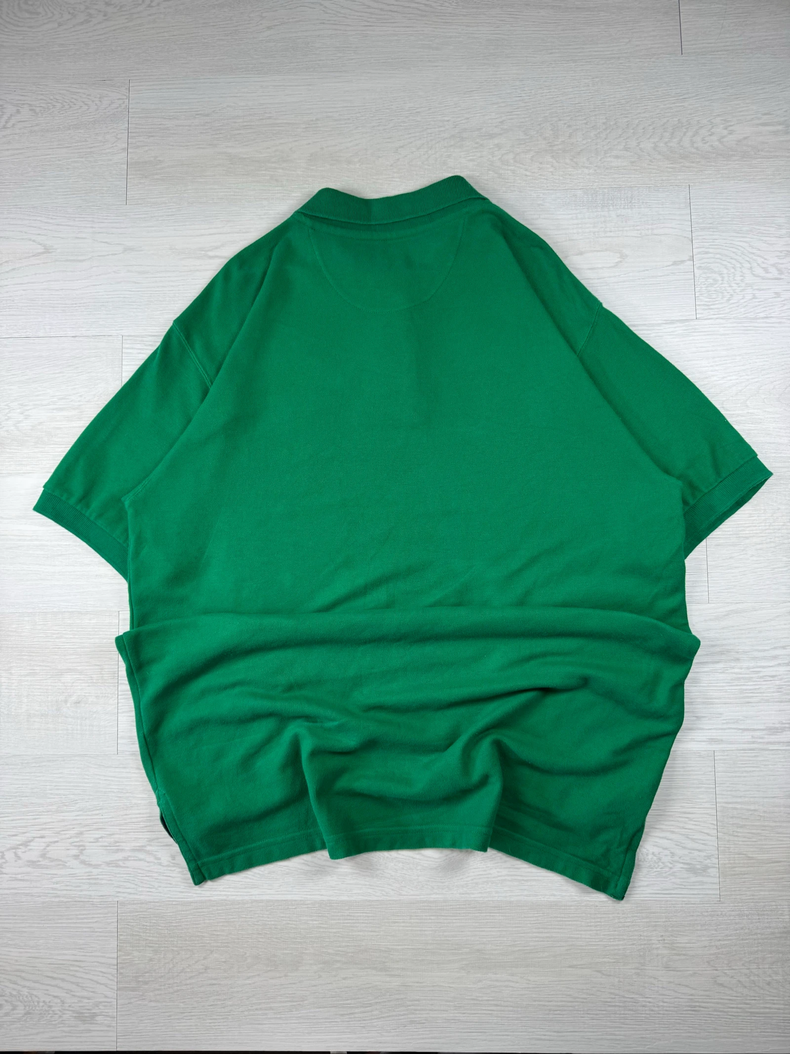 Camisa Polo Ralph Lauren com Logo Vintage Chaps Verde 100% Algodão Tamanho M – photo 14